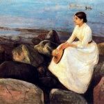 Inger bajo el sol - Edvard Munch